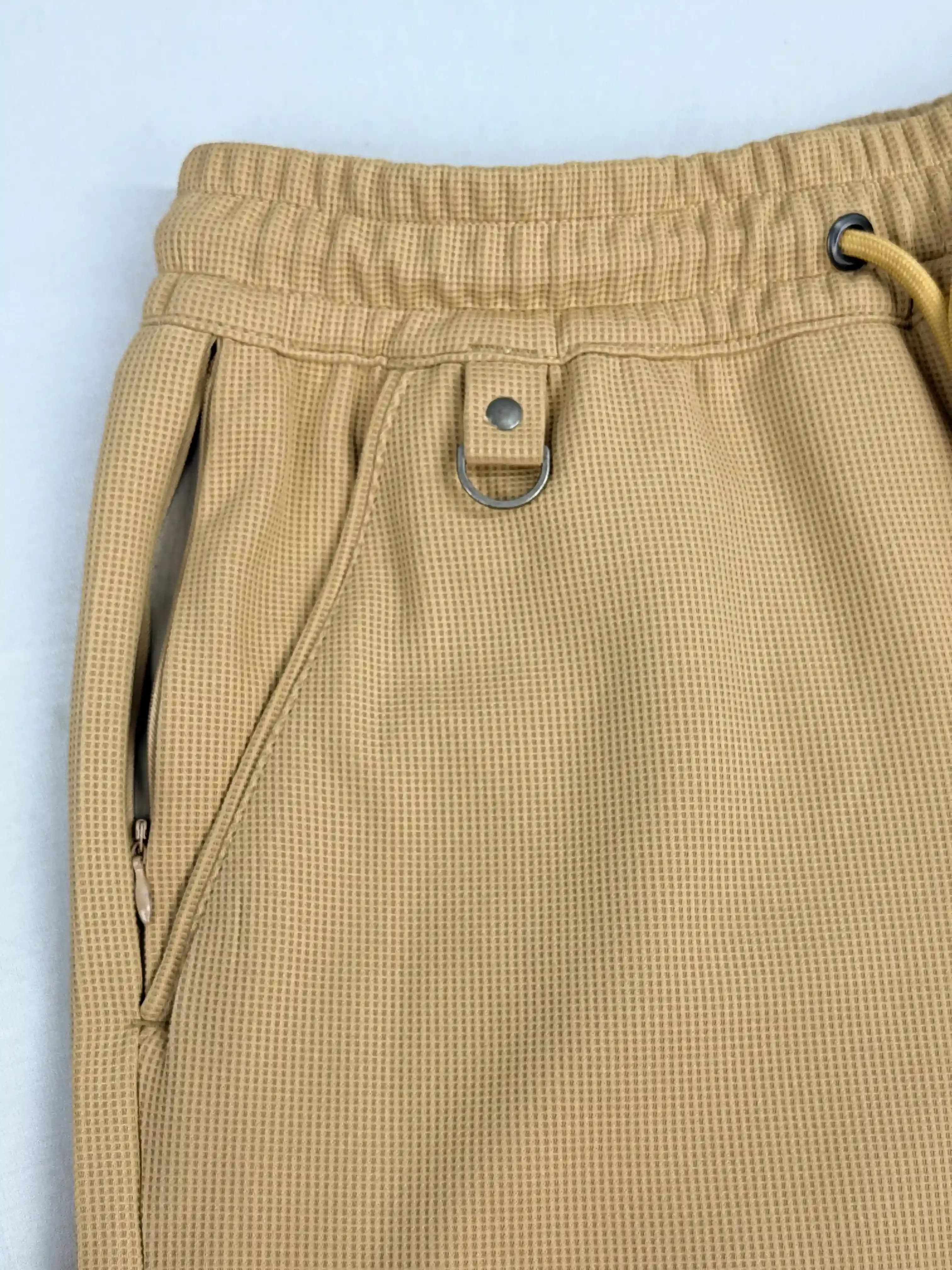 Waffle Textured Comfort Trouser SAND 2